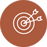 Goal setting trainnig icon
